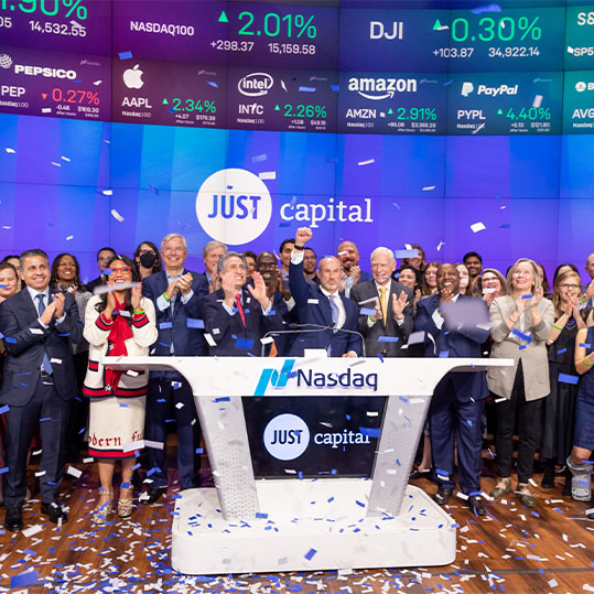 JUST Capital going public on the stock market