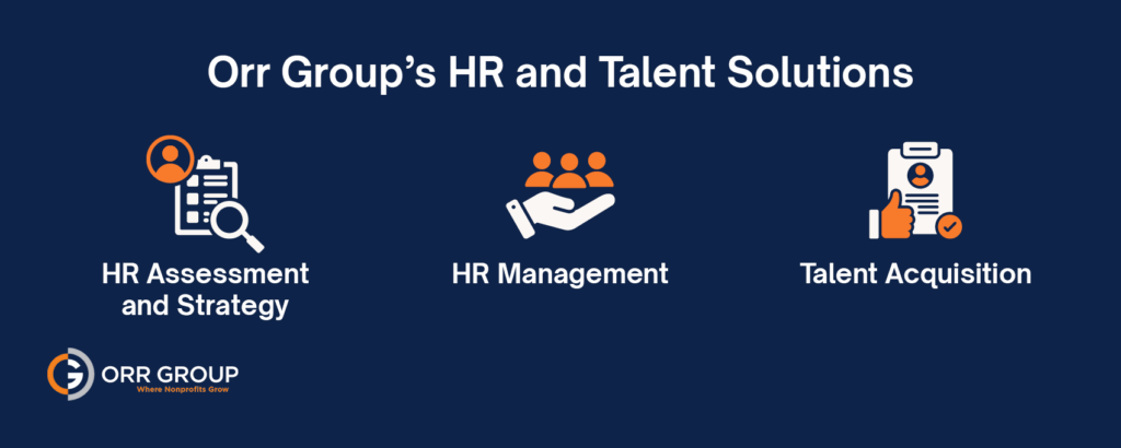 Orr Group's nonprofit human resources services, as explained below